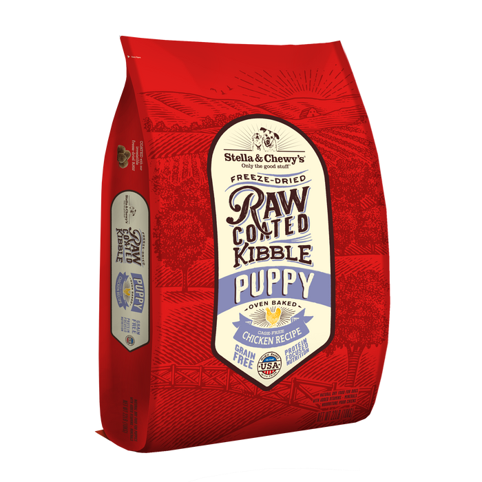 Stella & Chewy's Raw Coated Kibble, Puppy (Chicken) [Weight : 22lb]