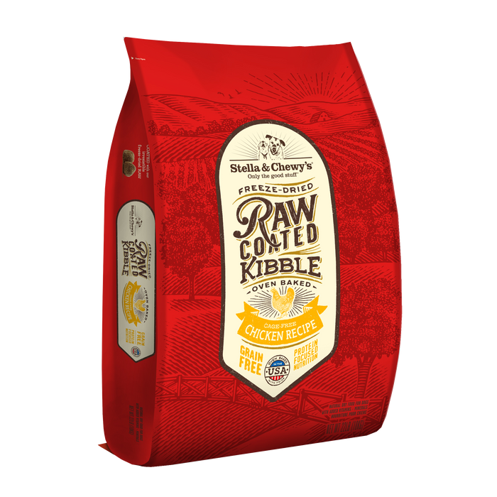 Stella & Chewy's Raw Coated Kibble For Dogs, Chicken [Weight : 22lb]