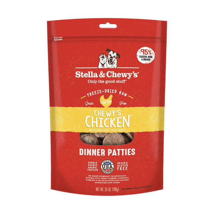 Stella & Chewy's Freeze Dried Chicken Dog Dinner Patties [Weight : 25oz]