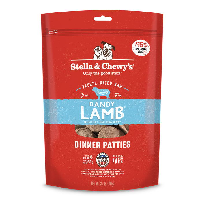 Stella & Chewy's Dandy Lamb Dog Dinner Patties [Weight : 25oz]