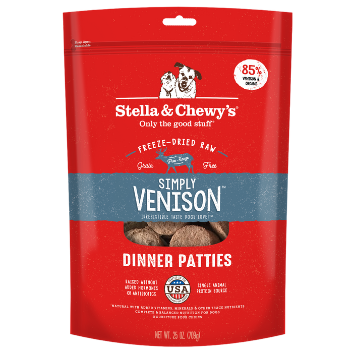 Stella & Chewy's Simply Venison Dog Dinner Patties [Weight : 25oz]