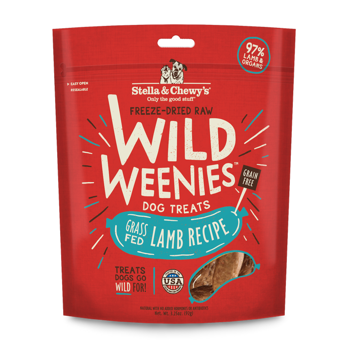 Stella & Chewy's Wild Weenies Dog Treats, Lamb [Weight : 3.25oz]