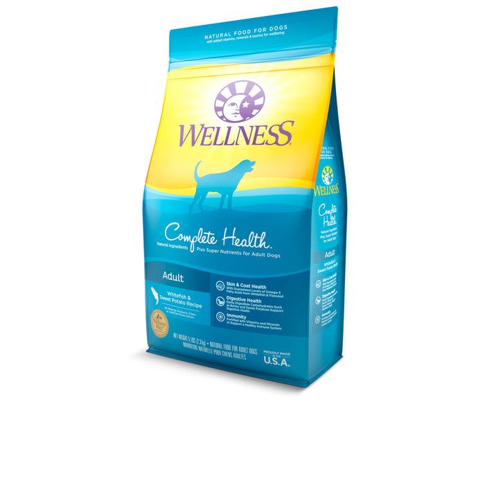 Wellness Complete Health Whitefish & Sweet Potato Recipe Dry Dog Food [Weight: 5 lb]