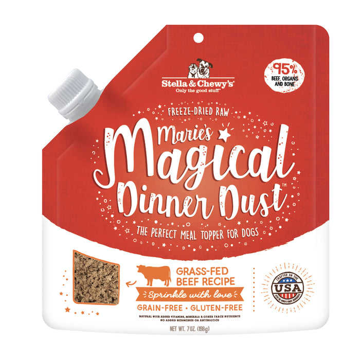 Stella & Chewy's Magical Dinner Dust Topper For Dogs, Cage-Free Beef [Weight : 7oz]