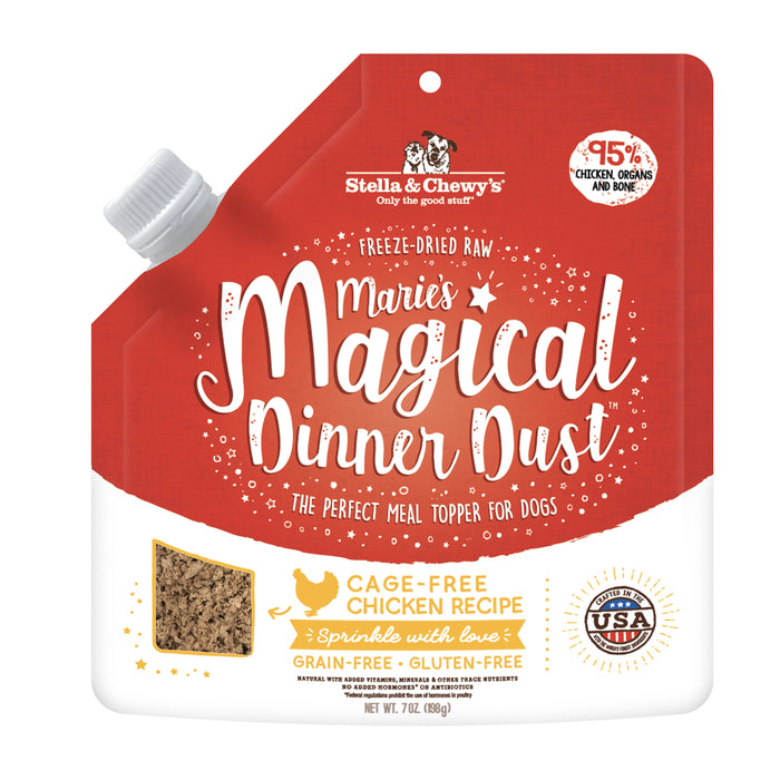 Stella & Chewy's Magical Dinner Dust Topper For Dogs, Cage-Free Chicken [Weight : 7oz]