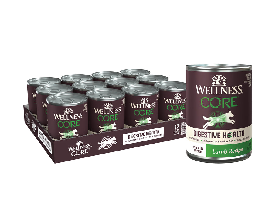 Wellness CORE Digestive Health Pate Lamb Wet Dog Food [Weight : 13 oz]