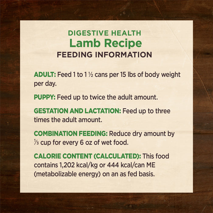 Wellness CORE Digestive Health Pate Lamb Wet Dog Food [Weight : 13 oz]