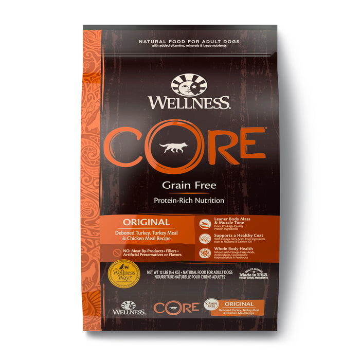 Wellness CORE Original Dry Dog Food [Weight: 12 lb]