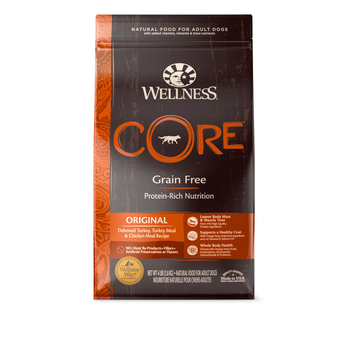 Wellness CORE Original Dry Dog Food [Weight: 4 lb]
