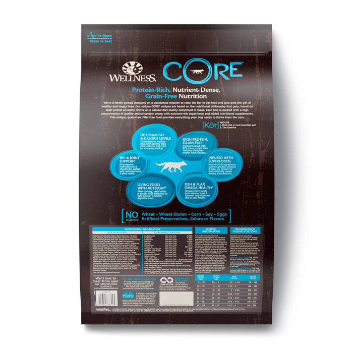 Wellness CORE Ocean Dry Dog Food [Weight: 12 lb]