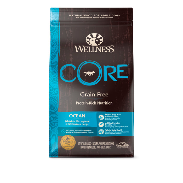 Wellness CORE Ocean Dry Dog Food [Weight: 4 lb]