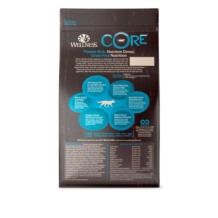 Wellness CORE Ocean Dry Dog Food [Weight: 4 lb]