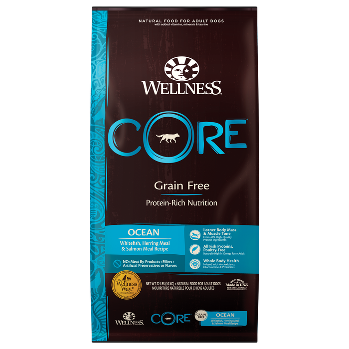 Wellness CORE Ocean Dry Dog Food [Weight: 22 lb]