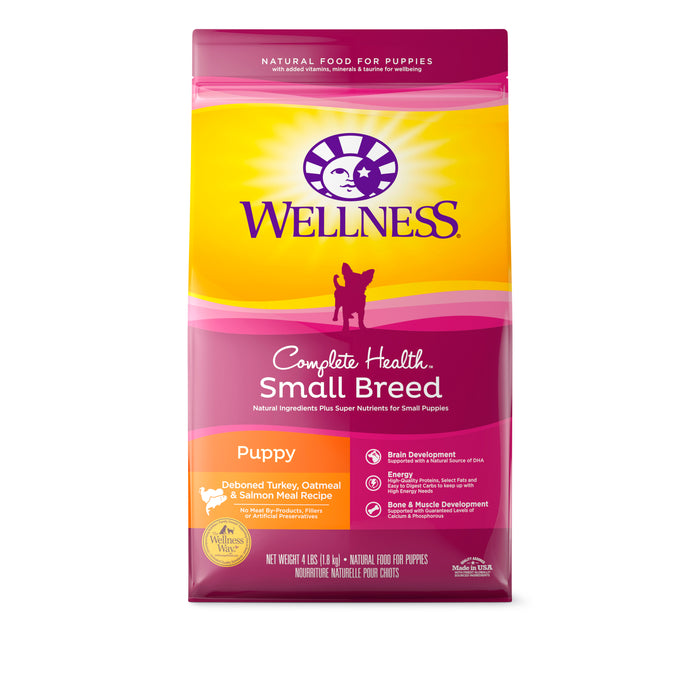 Wellness Complete Health Small Breed Just For Puppy Dry Dog Food [Weight : 4 lb]