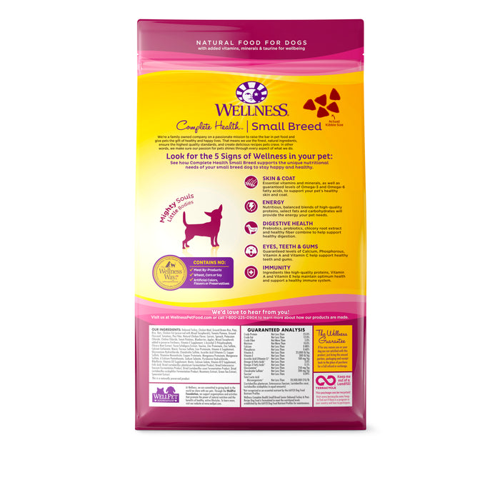Wellness Complete Health Small Breed Senior Dry Dog Food [Weight: 4 lb]