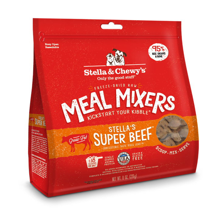 Stella & Chewy's Super Beef Meal Mixers For Dogs [Weight : 8oz]