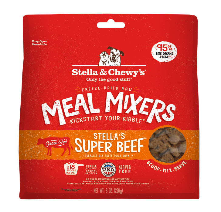 Stella & Chewy's Super Beef Meal Mixers For Dogs [Weight : 8oz]
