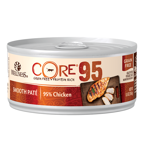 Wellness CORE 95% Chicken Wet Cat Food [Weight : 5.5 oz]
