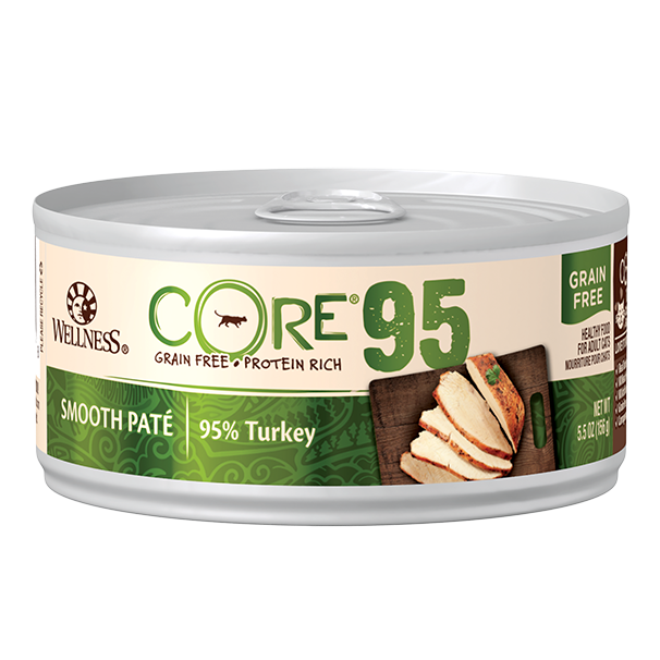 Wellness CORE 95% Turkey Wet Cat Food [Weight : 5.5 oz]