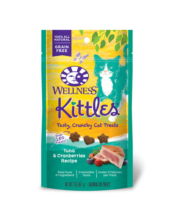Wellness Kittles Tuna & Cranberries Recipe Cat Treats [Weight : 2 oz]