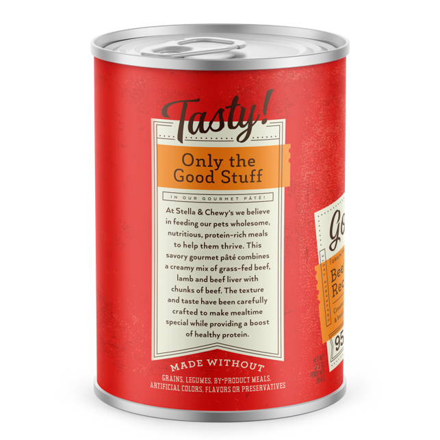 Stella & Chewy's Gourmet Pate For Dogs -  Beef & Lamb Recipe [Weight : 12.5 oz]