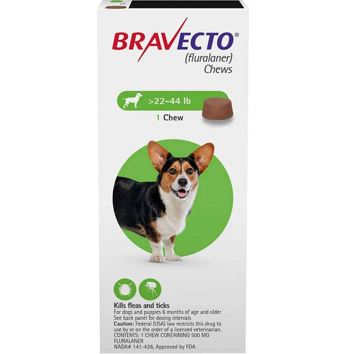 Bravecto Flea Prevention Chewable Tablet for Dogs