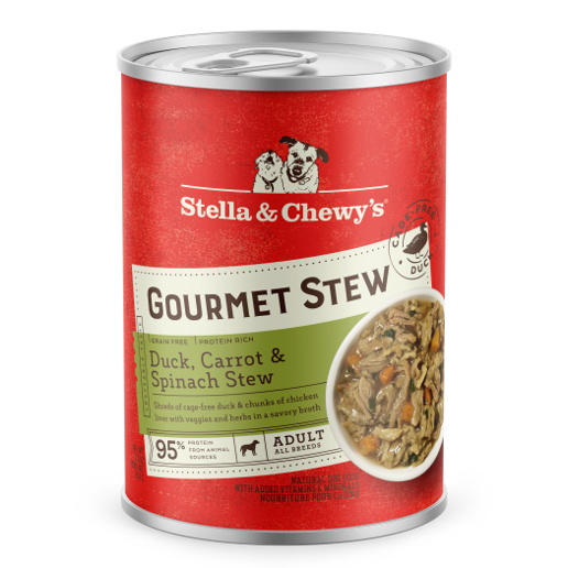 Stella & Chewy's Gourmet Stew For Dogs -  Duck, Carrot & Spinach [Weight : 12.5 oz]