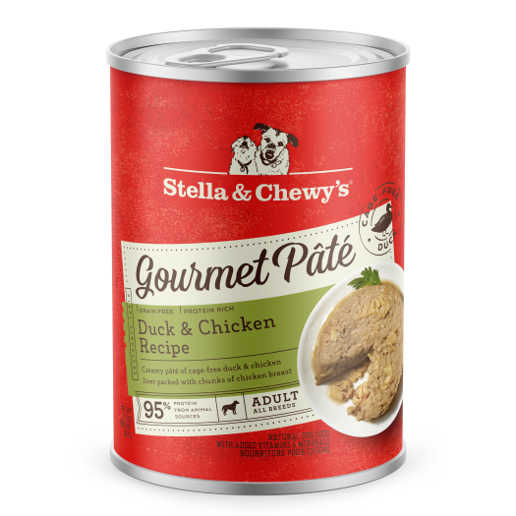 Stella & Chewy's Gourmet Pate For Dogs -  Duck & Chicken Recipe [Weight : 12.5 oz]]