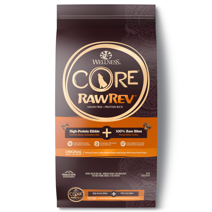 Wellness CORE RawRev Original Dry Dog Food [Weight: 20 lb]