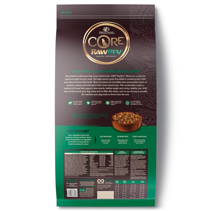 Wellness CORE RawRev Wild Game Dry Dog Food [Weight: 18 lb]