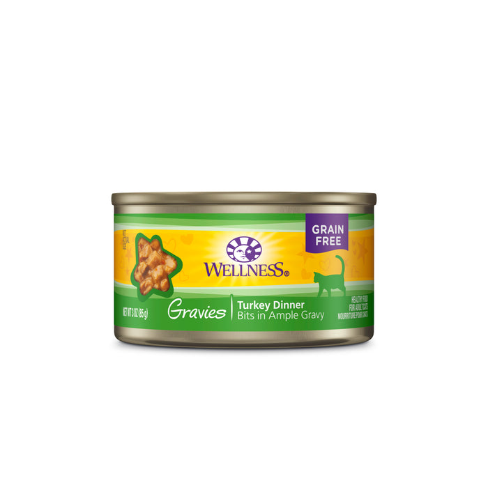Wellness Complete Health Gravies Turkey Dinner Canned Cat Food [Weight : 3 oz]
