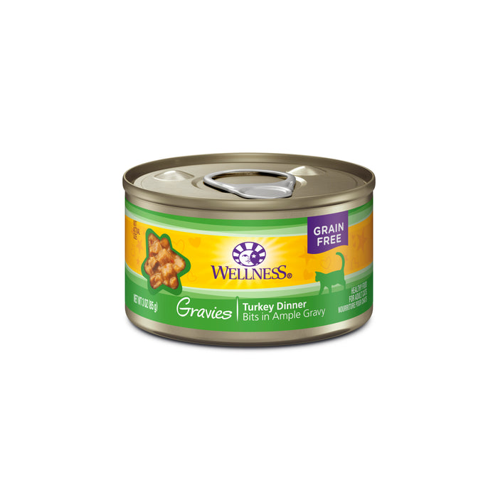Wellness Complete Health Gravies Turkey Dinner Canned Cat Food [Weight : 3 oz]
