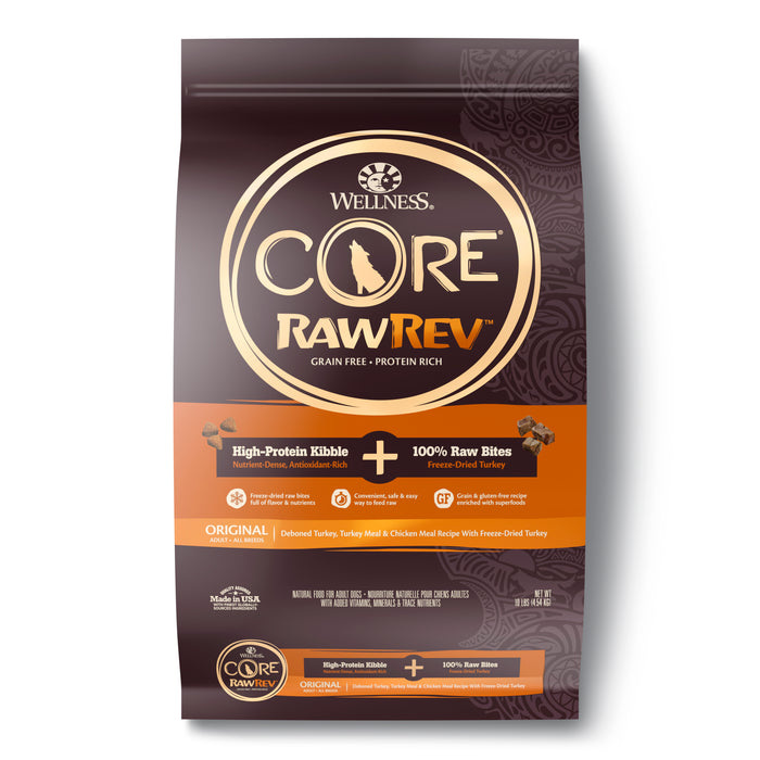 Wellness CORE RawRev Original Dry Dog Food [Weight: 10 lb]