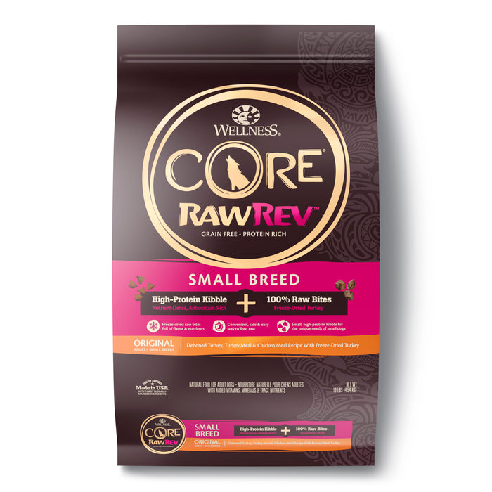 Wellness CORE+ Small Breed Original Dry Dog Food [Weight: 10 lb]