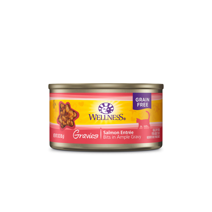 Wellness Complete Health Gravies Salmon Dinner Canned Cat Food [Weight : 3 oz]