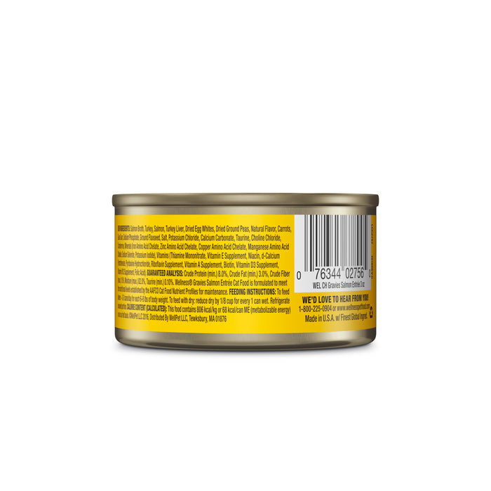 Wellness Complete Health Gravies Salmon Dinner Canned Cat Food [Weight : 3 oz]