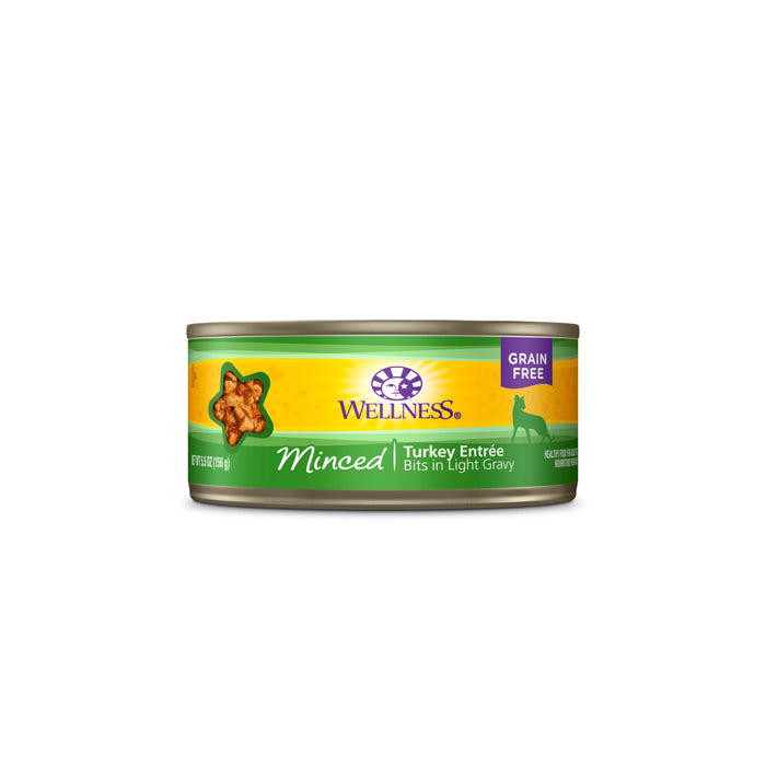 Wellness Complete Health Minced Turkey Entree Canned Cat Food [Weight : 5.5 oz]
