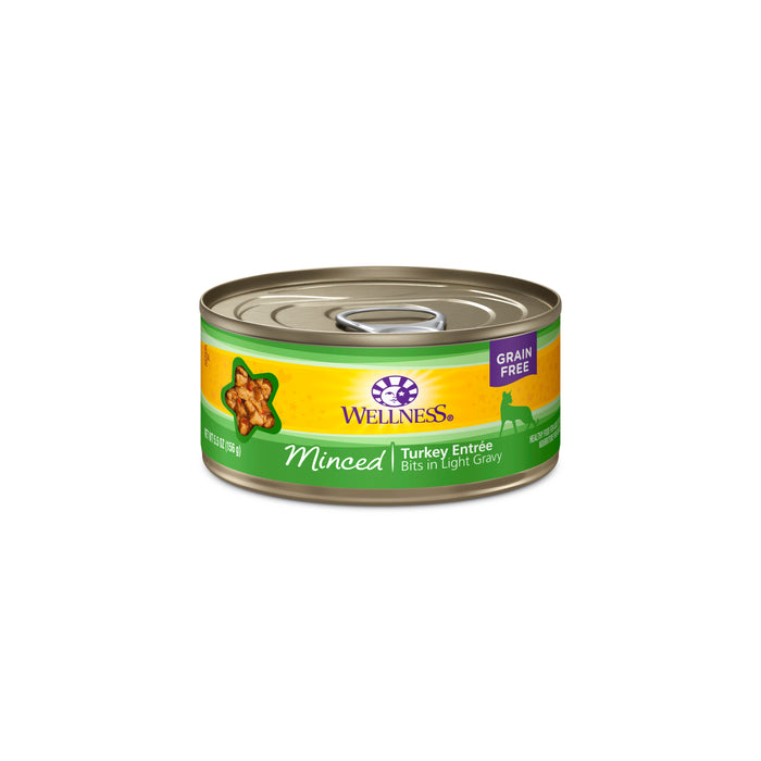 Wellness Complete Health Minced Turkey Entree Canned Cat Food [Weight : 5.5 oz]