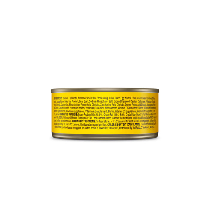Wellness Complete Health Minced Tuna Dinner Canned Cat Food [Weight : 5.5 oz]