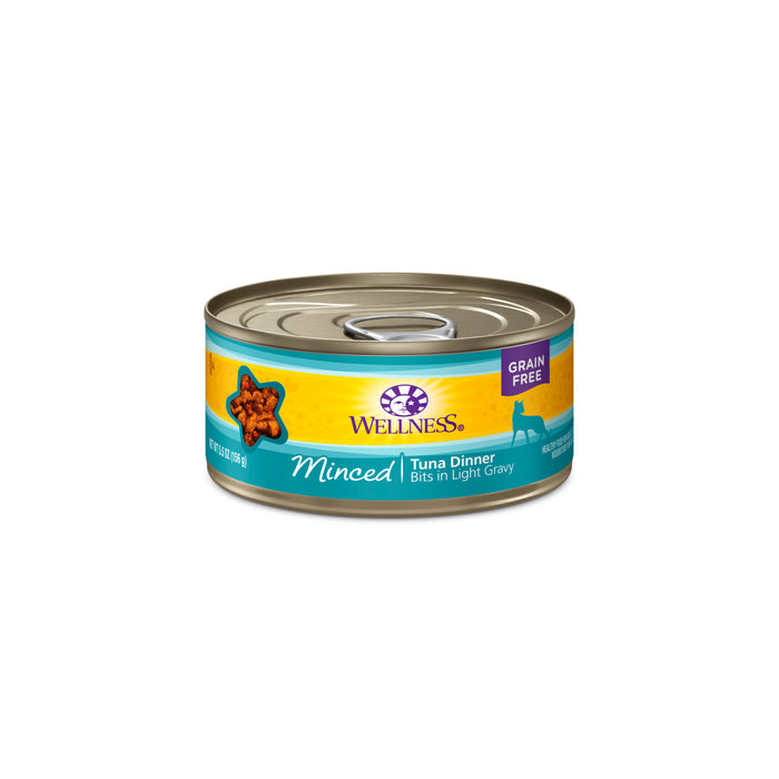 Wellness Complete Health Minced Tuna Dinner Canned Cat Food [Weight : 5.5 oz]