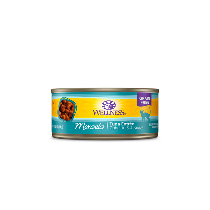 Wellness Complete Health Morsels Tuna Entree Canned Cat Food [Weight : 5.5 oz]