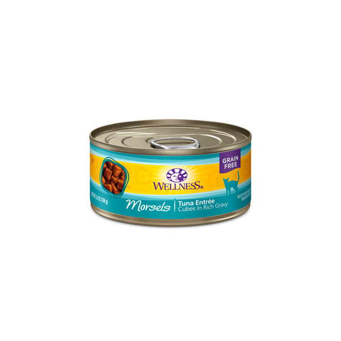 Wellness Complete Health Morsels Tuna Entree Canned Cat Food [Weight : 5.5 oz]