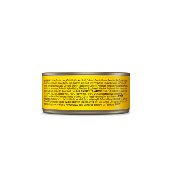 Wellness Complete Health Turkey & Salmon Pate Canned Cat Food [Weight : 5.5 oz]