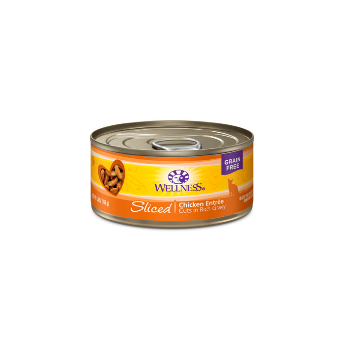 Wellness Complete Health Sliced Chicken Entree Canned Cat Food [Weight : 5.5 oz]