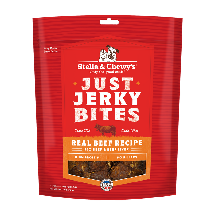 Stella & Chewy's Just Jerky Bites Dog Treats, Beef [Wt : 6 oz]