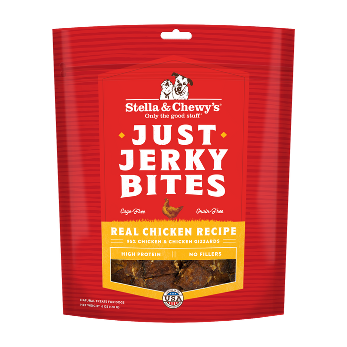 Stella & Chewy's Just Jerky Bites Dog Treats, Chicken [Wt : 6 oz]