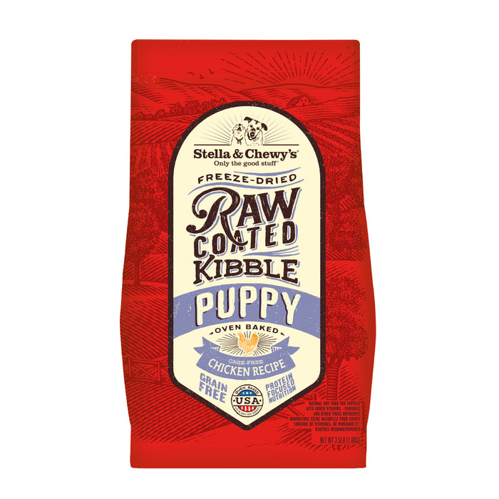 Stella & Chewy's Raw Coated Kibble, Puppy (Chicken) [Weight : 3.5lb]