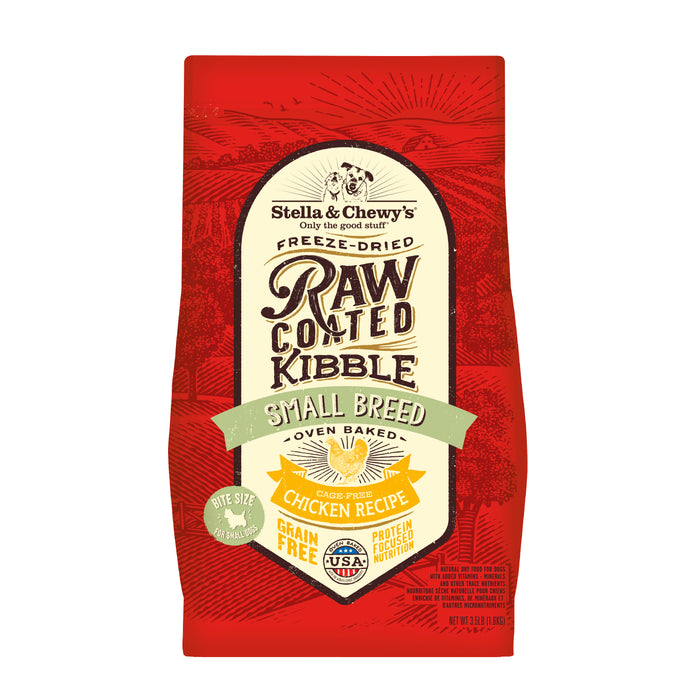 Stella & Chewy's Raw Coated Kibble For Dogs, Small Breed (Chicken) [Weight : 3.5lb]