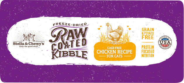Stella & Chewy's Raw Coated Cat Kibble - Chicken [Weight : 5lb]