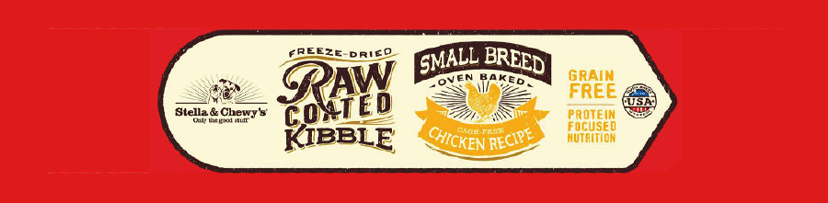 Stella & Chewy's Raw Coated Kibble For Dogs, Small Breed (Chicken) [Weight : 10lb]
